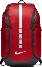 Nike Hoops Elite Pro Backpack Basketball School Red Black Silver BA5554-657 NEW