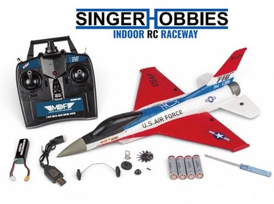RAGE RC RGRA1700 F-16 Micro RTF Brushless Powered EDF Jet w/ PASS Pilot Assist