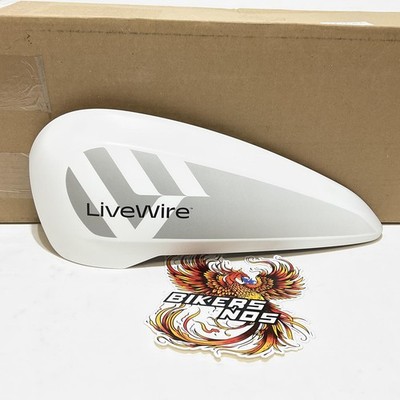 NOS Genuine Harley 2021-2023 Livewire Left Top Cover Horizon White 61301301EWH