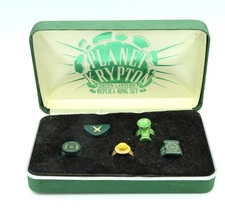 DC Direct PLANET KRYPTON GREEN LANTERN 5-Ring Set w/ COA 772 of 2000