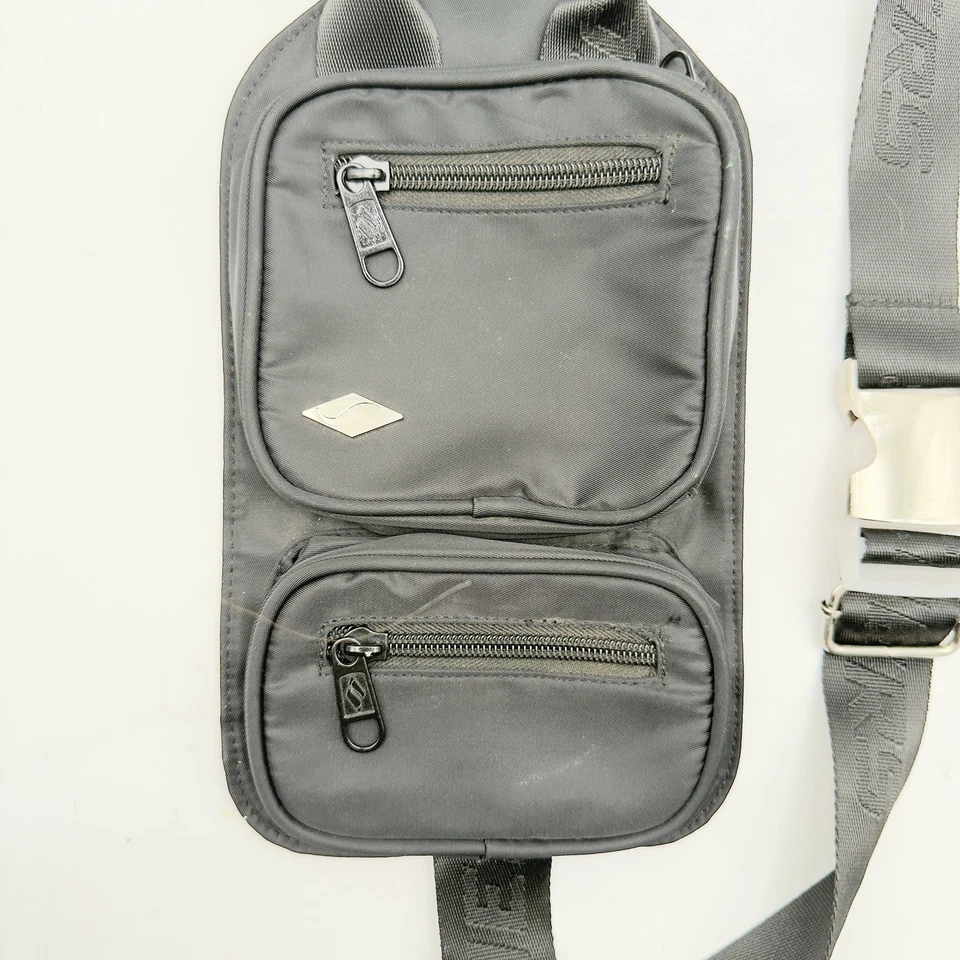 Skechers Accessories Setter Black Nylon Unisex Waist Chest Bag - Image 2 of 4