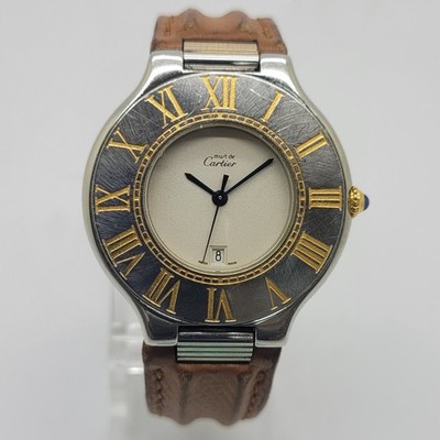 Must de Cartier 21 Herrenuhr 35 mm Quartz