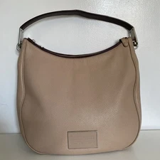 MARC BY MARC JACOBS Handbag Purse Lingero Cameo Mauve Leather Hobo Shoulder