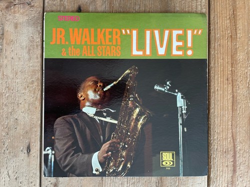 Jr. Walker & the All Stars “Live!” vinyl LP VG+ 1967 Soul SS 705 Stereo Van Dyke