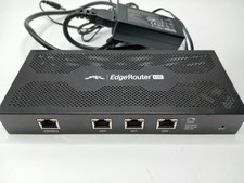 Ubiquiti EdgeRouter Lite ERLite-3 3-Port Gigabit Router with Adapter