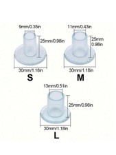 9 Pairs Transparent High Heel Protectors, for Walking on Grass Uneven Floor anti