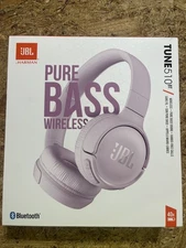 JBL Tune 510BT Wireless Bluetooth On Ear Stereo Headphones Mic Bass Rose Pink