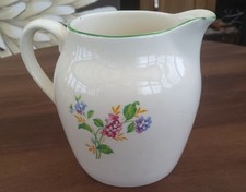 Vintage China Milk Jug Mid 20th Century Made In England Floral Design VGC