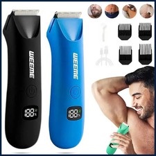 Men's Body Grooming Trimmer with Digital Display, Multi-Functional Electric Hair