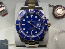 Rolex Rolex Submariner 116613LB 2010 Rare Blue, Hardly worn 2X Rolex service, Full Set