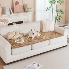 100 Waterproof Fuzzy Couch Cover Dogs Washable Non-Slip Couch Protector Pet
