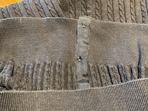 Ralph Lauren Strickjacke Zopfmuster XXL 42 44 schwarz - Bild 8 von 9