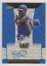 2018 Leaf Metal Draft Blue Wave 1/20 Simeon Woods Richardson #BA-SWR Auto 1u4