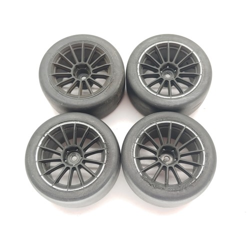 Traxxas 4-Tec 3.0 Toyota Supra GT4 Factory Supercar Wheels & Tires 12mm Hex