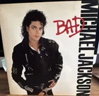 Michael Jackson Bad Vinyl LP Epic 1987 Pop 12" 33 RPM Quincy Jones E 40600 1980s