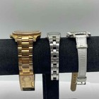 Fossil Women's Watch Lot of 3 Rhinestone Stainless Steel Leather Quartz — photo 4