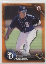 2016 Bowman Draft Top Prospects Orange 2/25 Javy Guerra Javier #BD-181 0b3