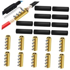 10Pcs 6-10 AWG 6 8 10 Gauge Wire Connector Nut Kit,80Amp Screw 6AWG-80Amp-4Nuts