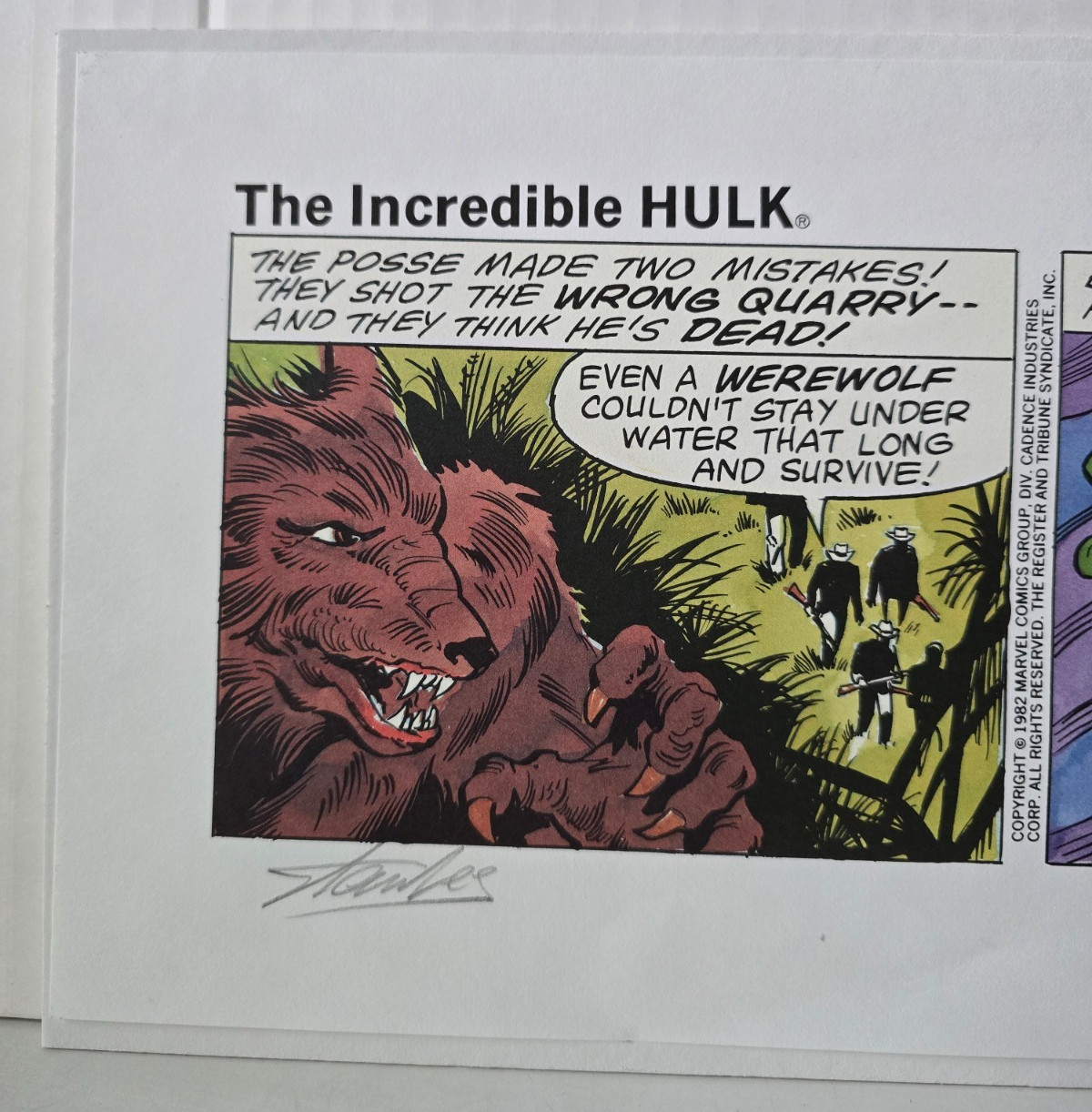 MARVEL THE INCREDIBLE HULK LARRY LIEBER STAN LEE SIGNED LIMITED ED /1K ART COA thumbnail 10