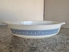 Vintage Pyrex 700 Lancaster Blue Pixie Au Gratin Dish