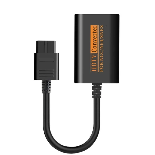 1080P HDMI-Adapterkonverter Gamecube-Konsole Display-Anschluss 5 Fuß Schwarz