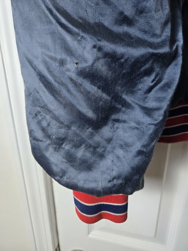 Vintage Swingster Boston Red Sox Satin Jacket Men's Size Large 80s 90’s Blue - Picture 9 of 11