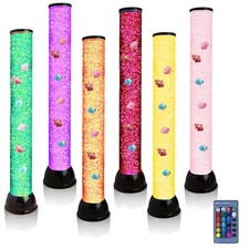 Extra Large 32 Inches LED Fantasy Bubble Fish Tube Fake Aquarium with 7 Color...