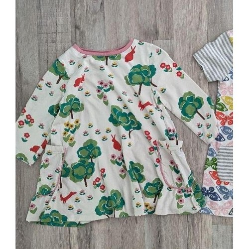 Mini Boden woodland Animal Print Tunic Dress, 6-7Y (Z1) - Picture 2 of 4