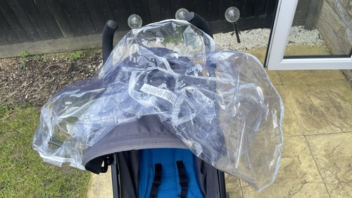 Joie Nitro E Stroller Blue with Raincover Pushchair Collection Good Condition - Picture 18 of 19
