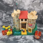 Fisher Price Play Family Castle 1974 Vintage Toy Little People 993 + Accessories