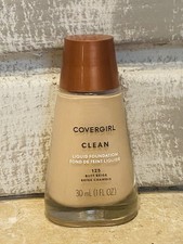 Covergirl Clean Liquid Foundation 125 Buff Beige 30ml 1 fl oz Normal Skin