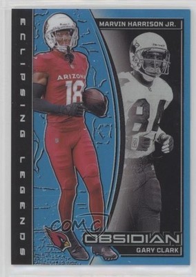 2024 Panini Obsidian Blue /25 Marvin Harrison Jr Gary Clark #12 Rookie RC 1oa8
