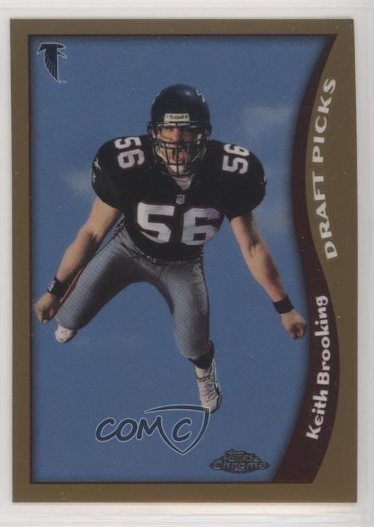 1998 Topps Chrome Draft Picks Keith Brooking #27 9b4