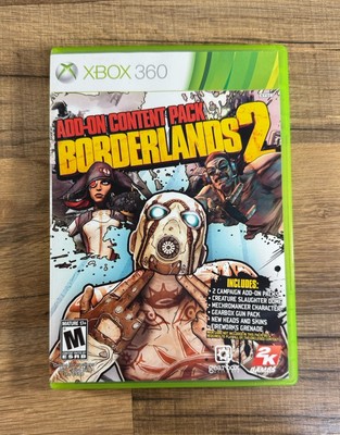 Xbox 360 - Borderlands 2: Add-On Content Pack (Microsoft Xbox 360) MINT DISC