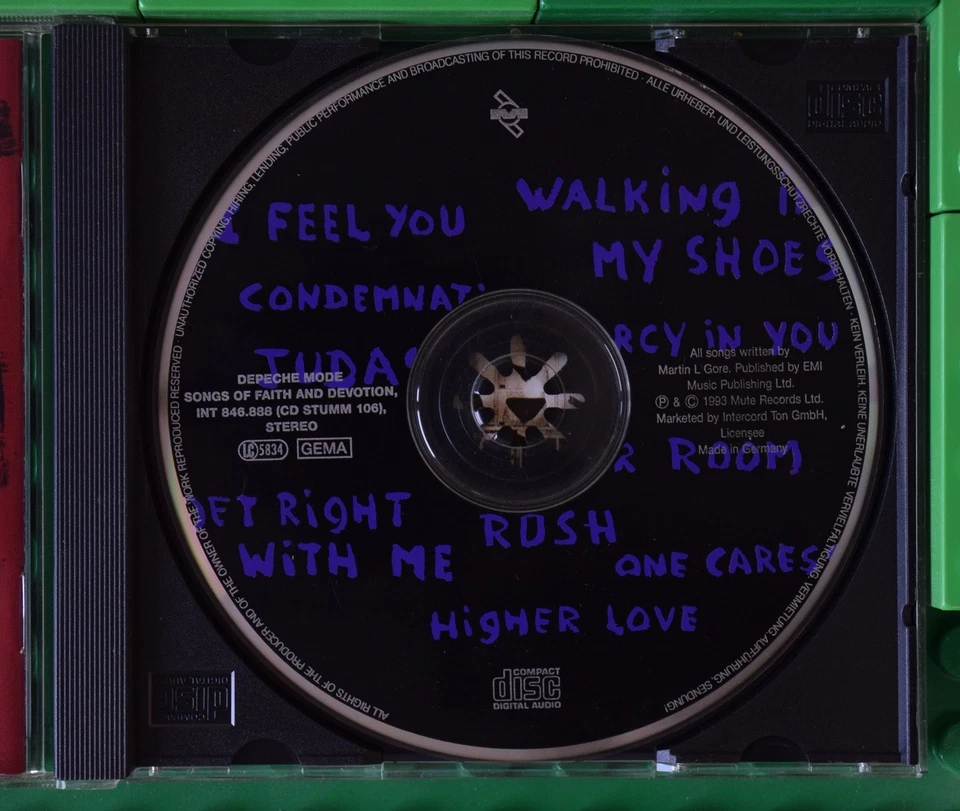 Depeche Mode - Songs Of Faith And Devotion - Mute Records - CD - Bild 3 von 4