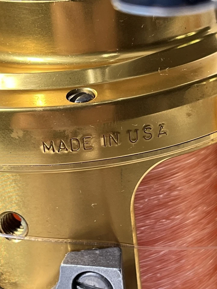 Carrete de pesca Penn International 30 Tw dorado caja de entrada nueva nunca usado Foto 3 de 4