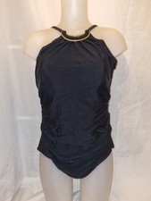 Gorgeous black TU swimming bathing costume suit size 16