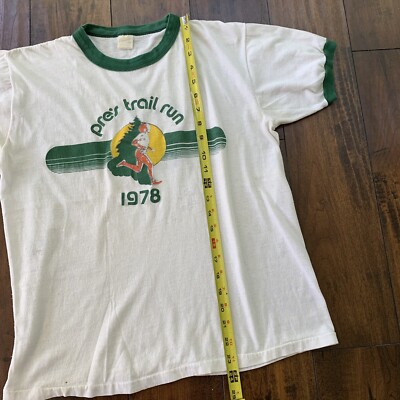 Vintage Nike T Shirt Mens 1978 Pre Trail Run Prefontaine Tee