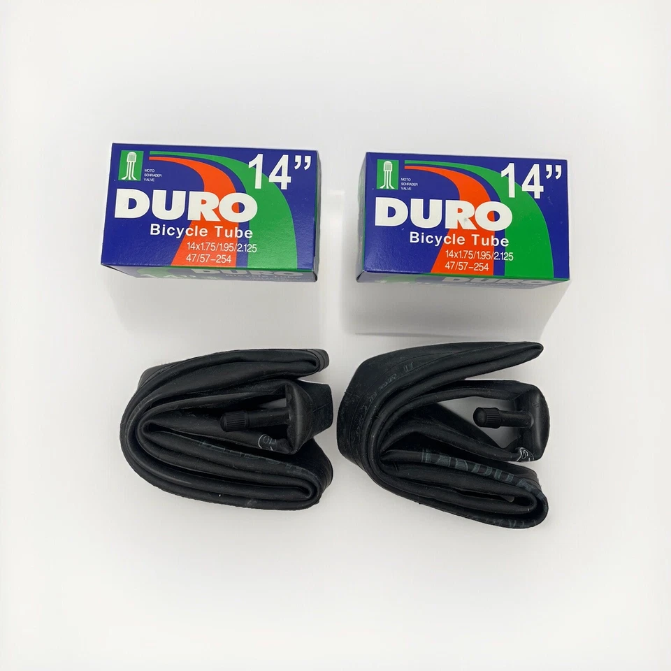 2 PACK of 12'' /14''/ 16"/ 18" /20" Inner Bicycle Tube Bike Rubber Tire Kids BMX - Image 3 of 4