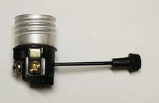 ON/OFF TURN KNOB MEDIUM E26 BASE SOCKET INTERIOR WITH 2" MANDREL NEW 48200JB