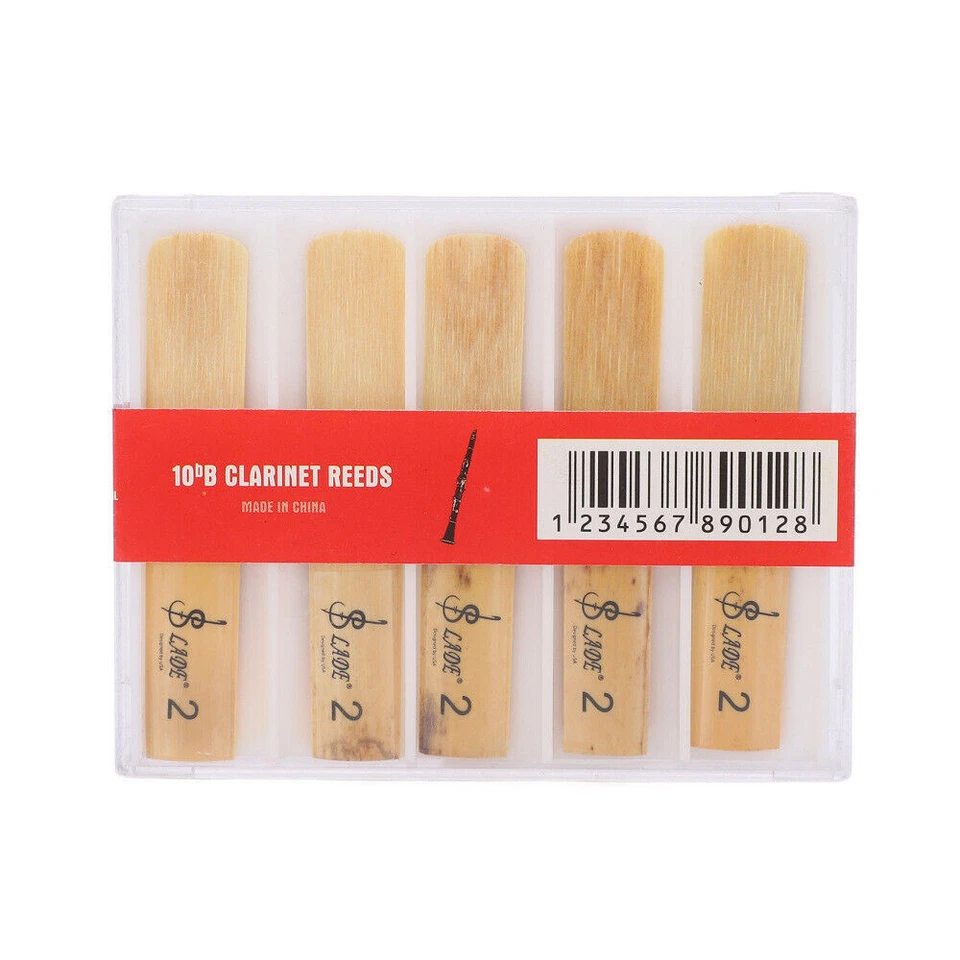 10Pcs Clarinet Reeds Natural Cane Reed Bb Clarinet Reeds 1.5/2.0/ 2.5/3.0/3.5 - image 4 of 4