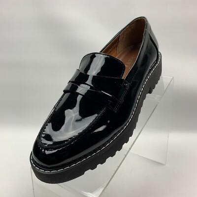 Franco Sarto Glossy Black Women’s Loafers size 7 1/2 medium Amazon.com: Franco Sarto Womens Gabriella Slip On Loafers  main image 4