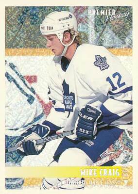 1994-95 Topps Premier SPECIAL EFFECTS #538 MIKE CRAIG - Toronto Maple Leafs