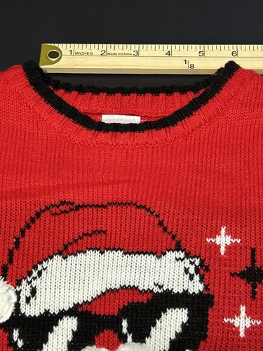 Holiday Time Red Youth Ho Ho Ho Festive Christmas Sweater Small (6-7) NWT - Picture 9 of 24