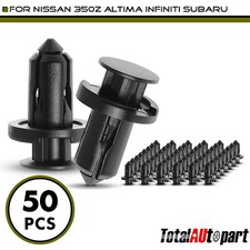 50pcs Clip Splash Shield Retainer Fastener For Nissan Infiniti Subaru 10mm Nylon 50pcs Clip Splash Shield Retainer Fastener For Nissan Infiniti Subaru 10mm Nylon