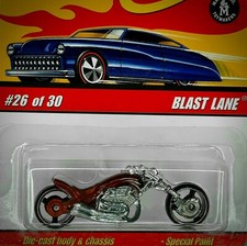 Bicicleta Chopper Hot Wheels Moto #26/30 Classics Serie 2 Orange Blast Lane