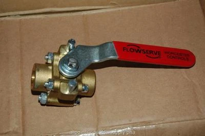 FlowServe Worcester 1/2" Threaded Brass 4416 RTSE R2CWP1500 L14 Valve - NOS