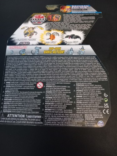 Bakugan Evolutions PHAROL Figure Platinium Power up New Sealed - Picture 2 of 3