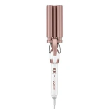 Conair Double Ceramic 3 Barrel Curling Iron, Hair Waver, Create Beachy Waves,