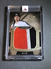 GIANCARLO STANTON  2017 TIER ONE GOLD  PRODIGIOUS COLOR  PATCH SSP  /10